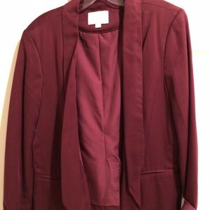 LOFT Maroon blazer